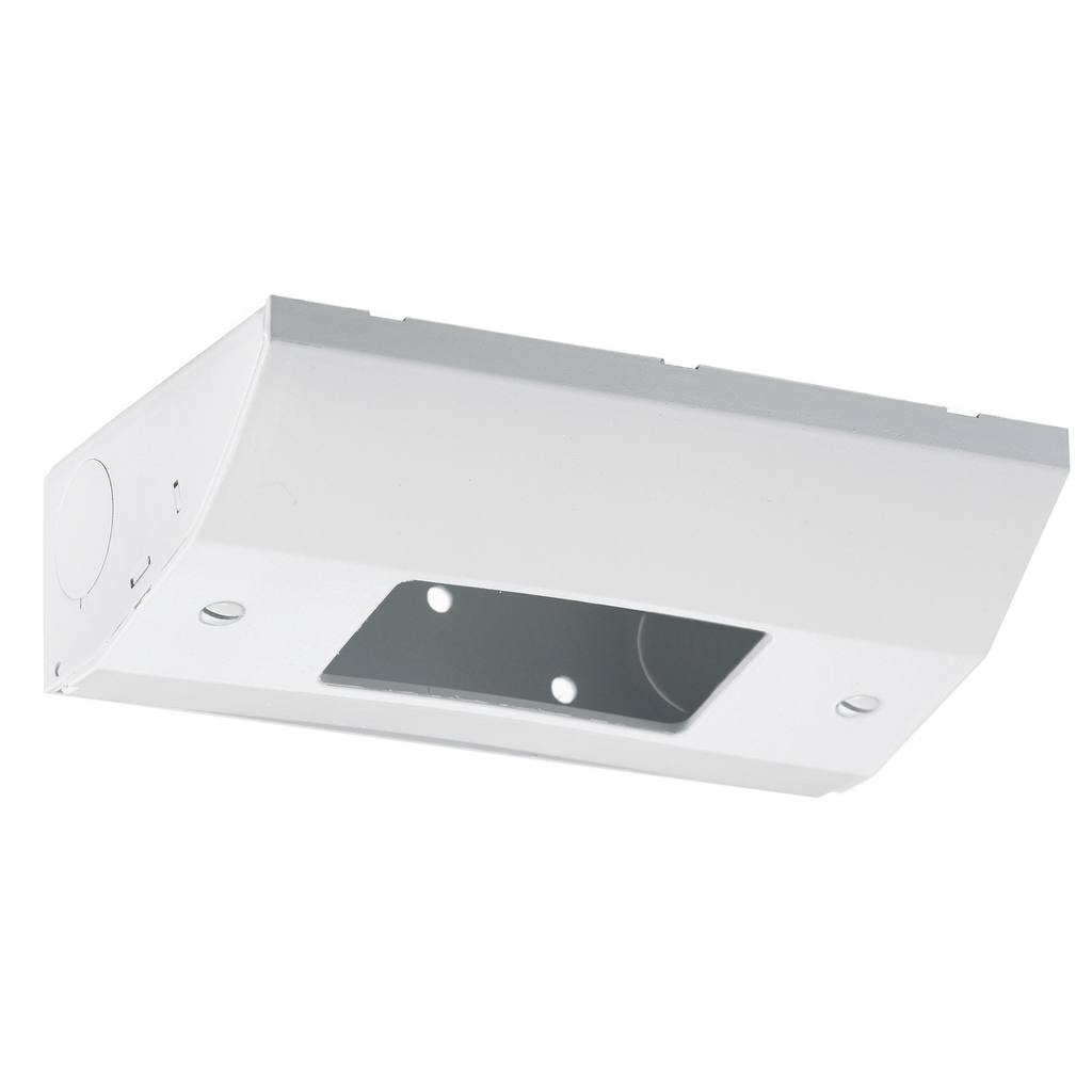 Product image for Hubbell Wiring Devices RU170W 5.57 x 3.4 x 1.55 Inch White Nylon Under Cabinet/Counter Power Distribution Slim Box