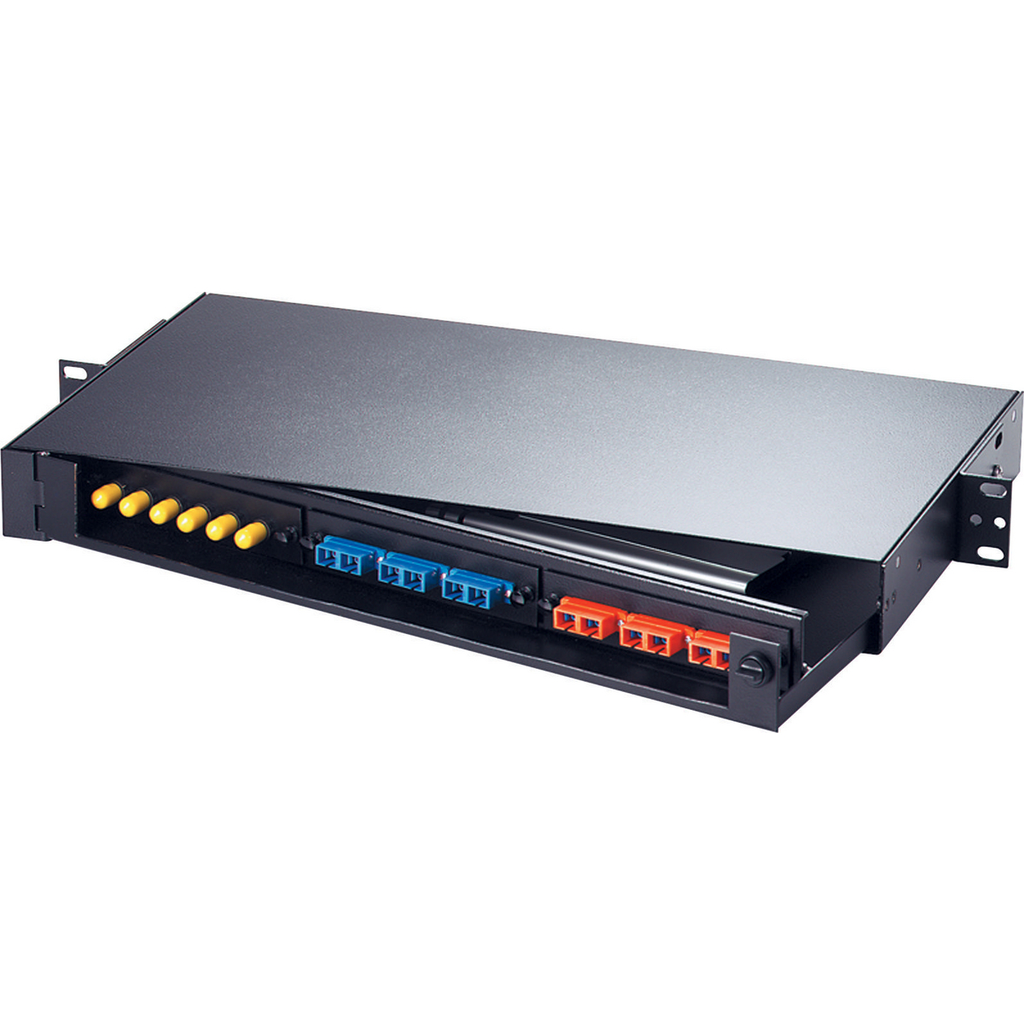 Mayer-DDS-OPTIchannel Rack Mount Panel, 3) FSP Adapter Panels, Unloaded-1