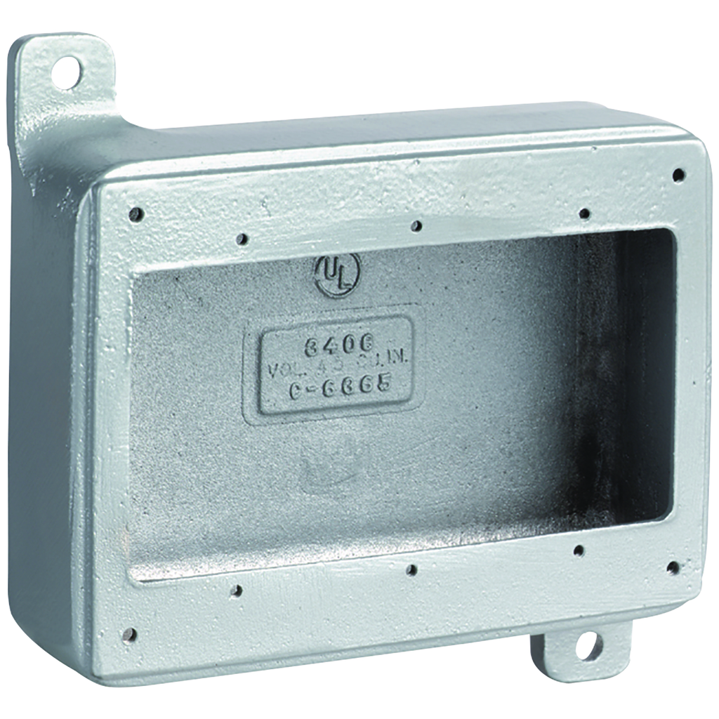 Product image for KLRK 3FS DEVICE BOX 3GANG SHLW AL