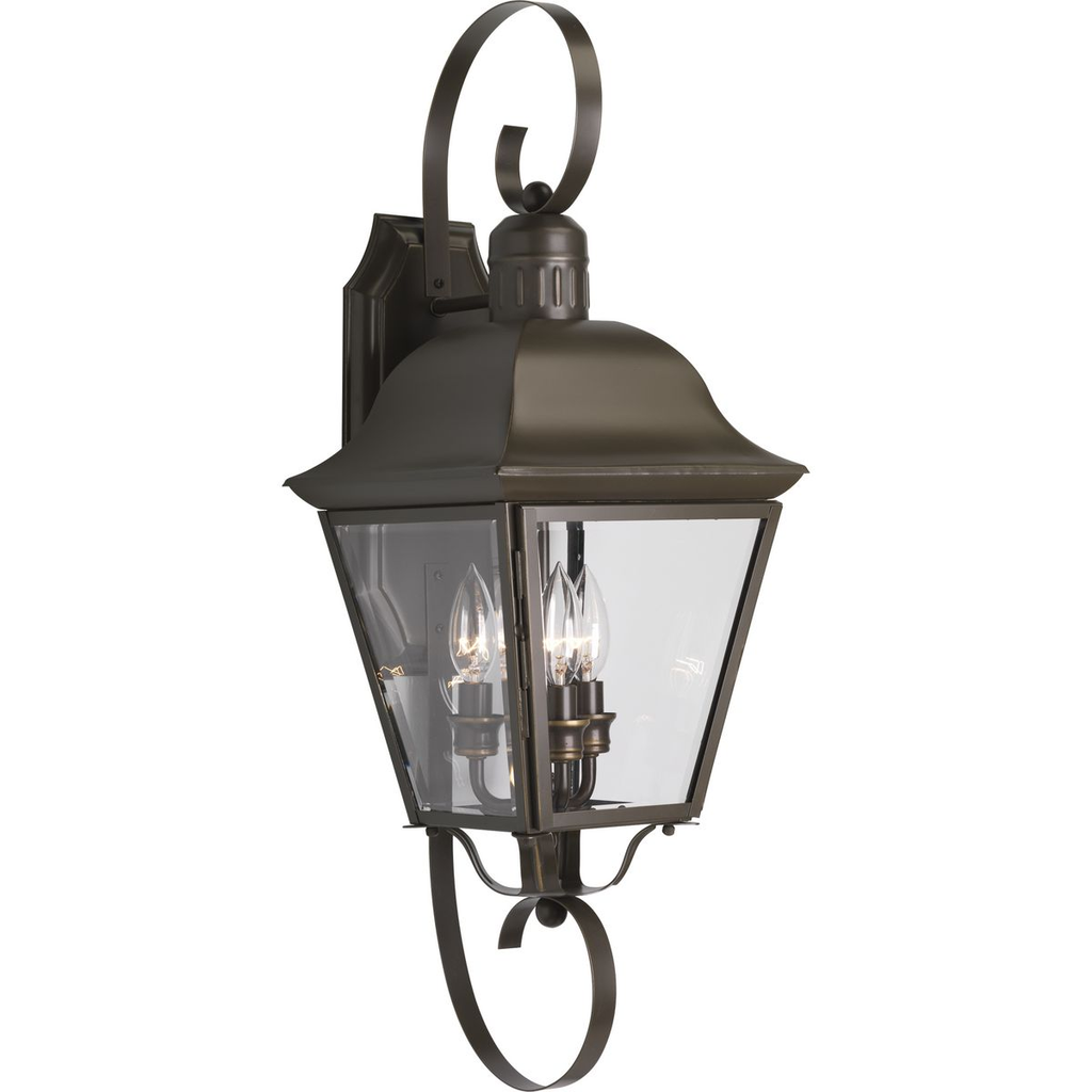 Product image for Progress P5689-20 Andover Collection Three-Light Large Wall Lantern