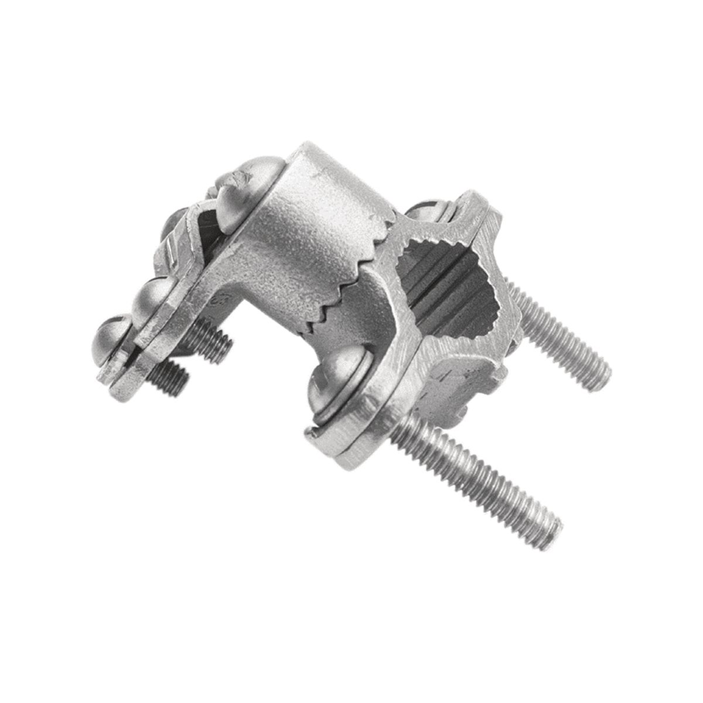 Product image for Burndy C22HD4/0DB Cast Bronze ground Clamps, 360 in L, 1-1/4"- 2" Water Pipe (Run), #8 - 4/0 Ground (Tap)