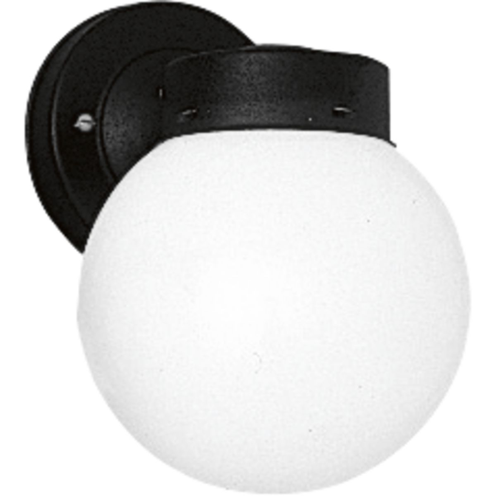 Product image for Progress P5604-31 One-Light 6" Glass Globe Outdoor Wall Lantern