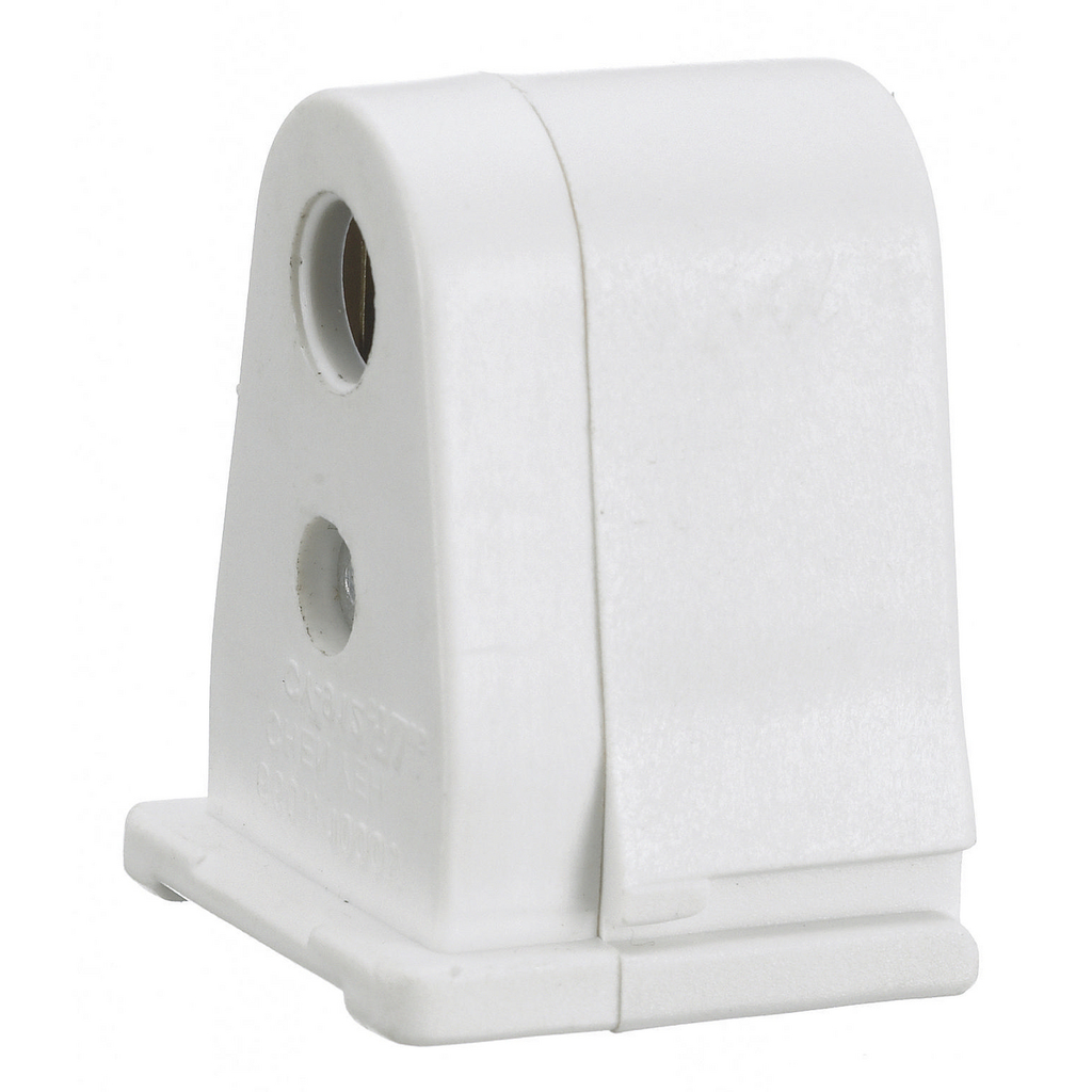 Product image for Hubbell Wiring Devices RL311 660 W 600 Volt White Fluorescent Lampholder