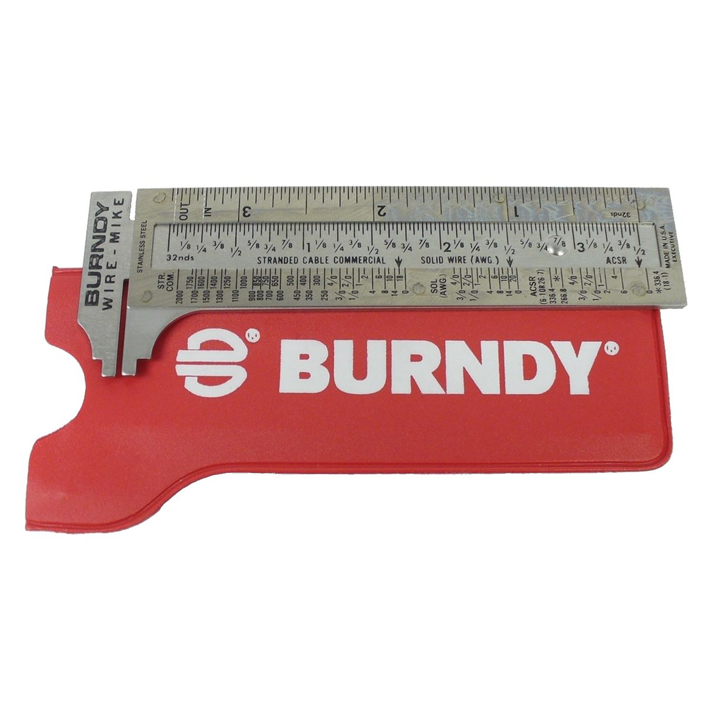 Product image for Burndy WIREMIKE Wire Mike ,Provides quick and easy identification of commonly used conductors (ACSR, stranded and solid AWG)