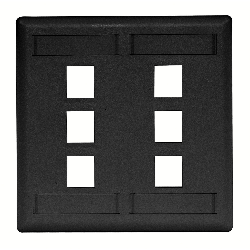Product image for HWDK IFP26BK PLATE, WALL,FLUSH,2-G,