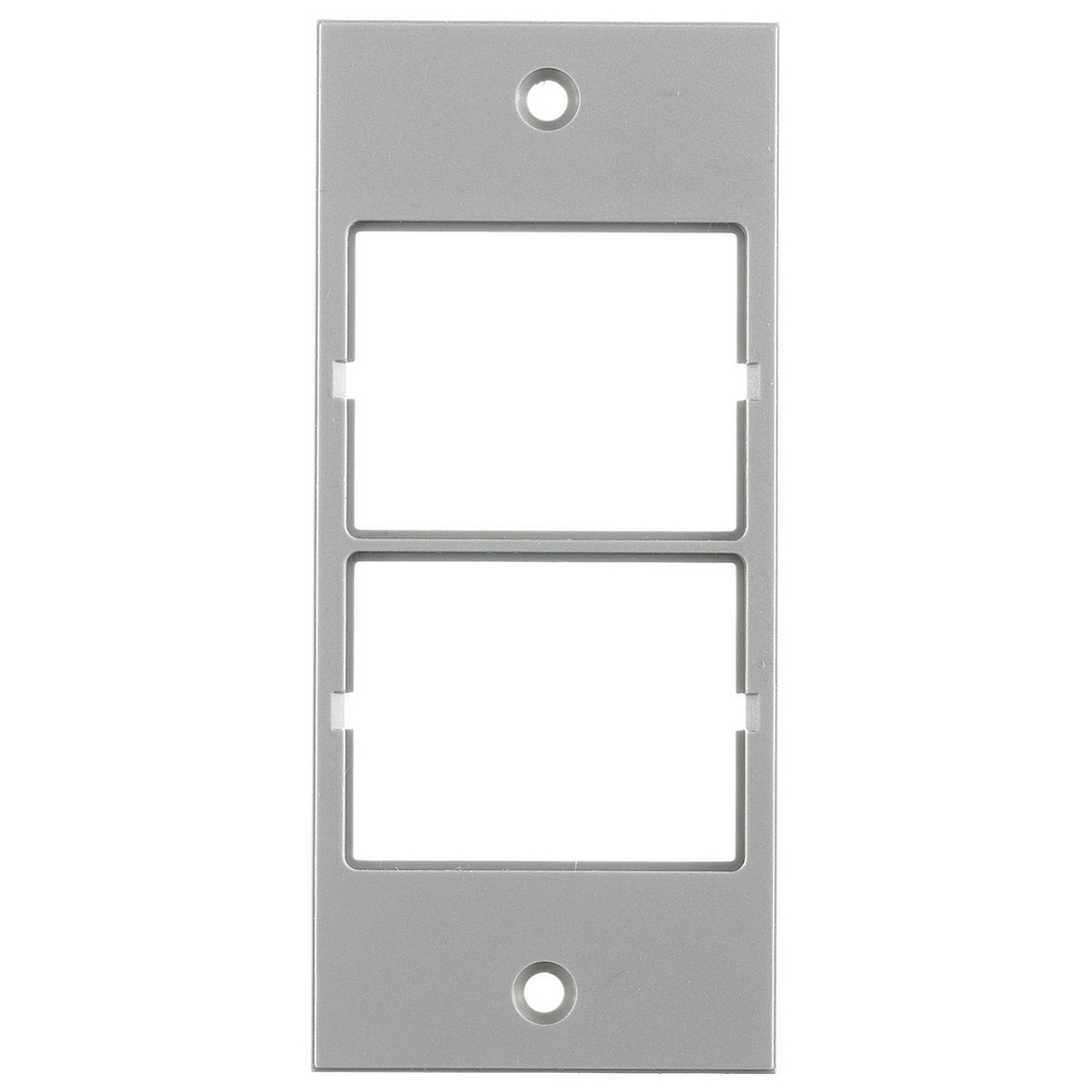 Product image for Hubbell HBLSI305SGYFACEPLATE, SCREW MT, SIEMONS, GY