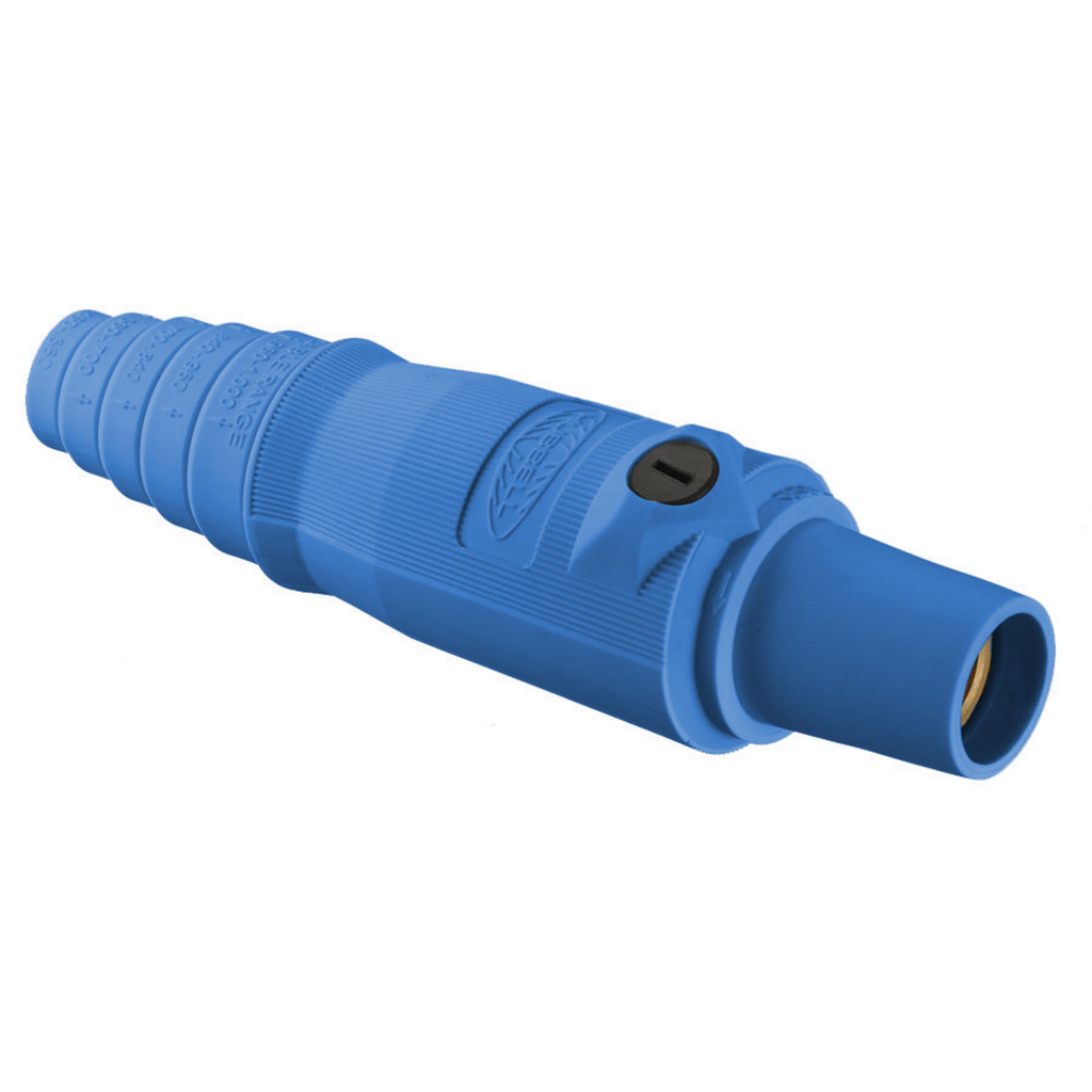 Product image for Hubbell HBL300FBL 300 Amp Blue FeMale Plug