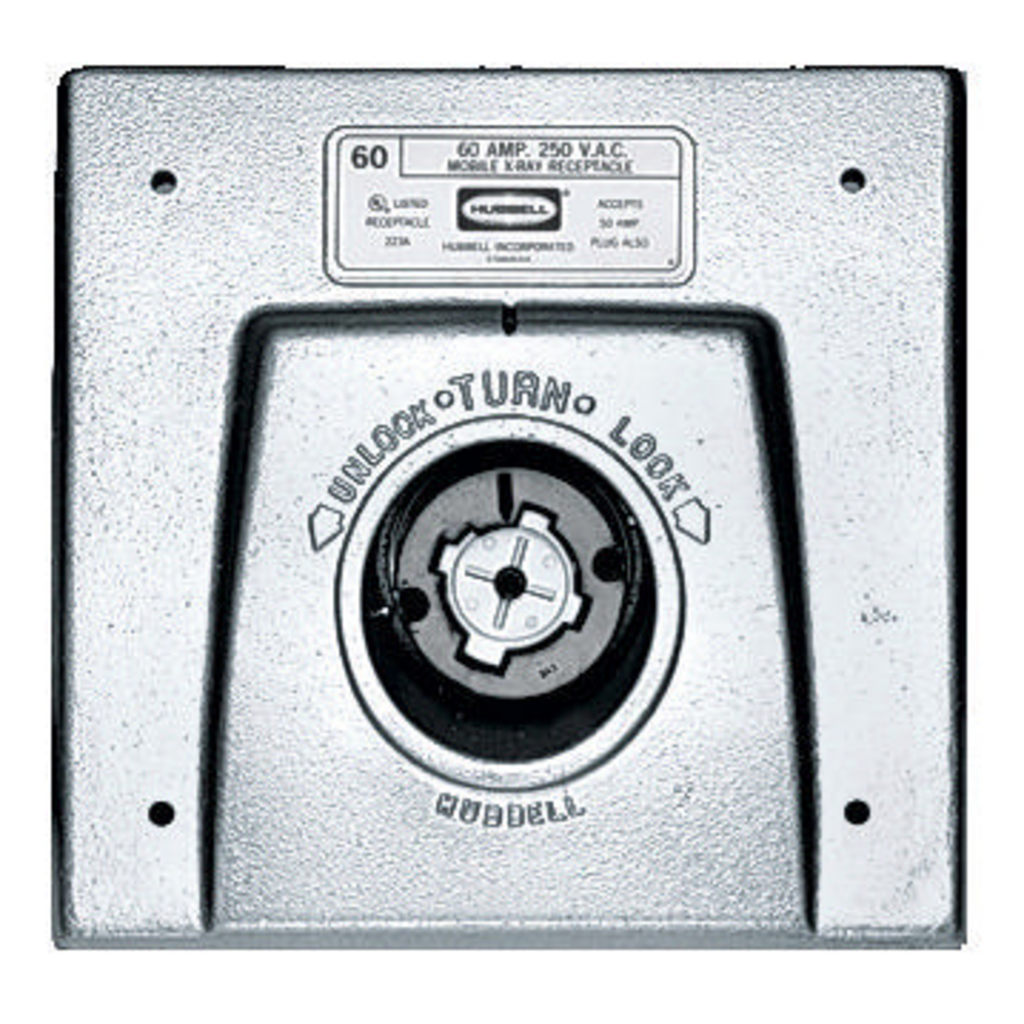 Product image for HCI HBL25503 H/LOCK RCPT, 2P3W, 50A