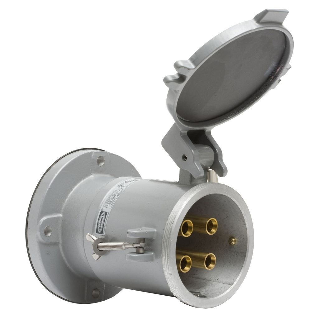 Product image for Hubbell M5200BS1R Marine PS, INS, INLT, 4P5W, 200A 600V, S1 REV