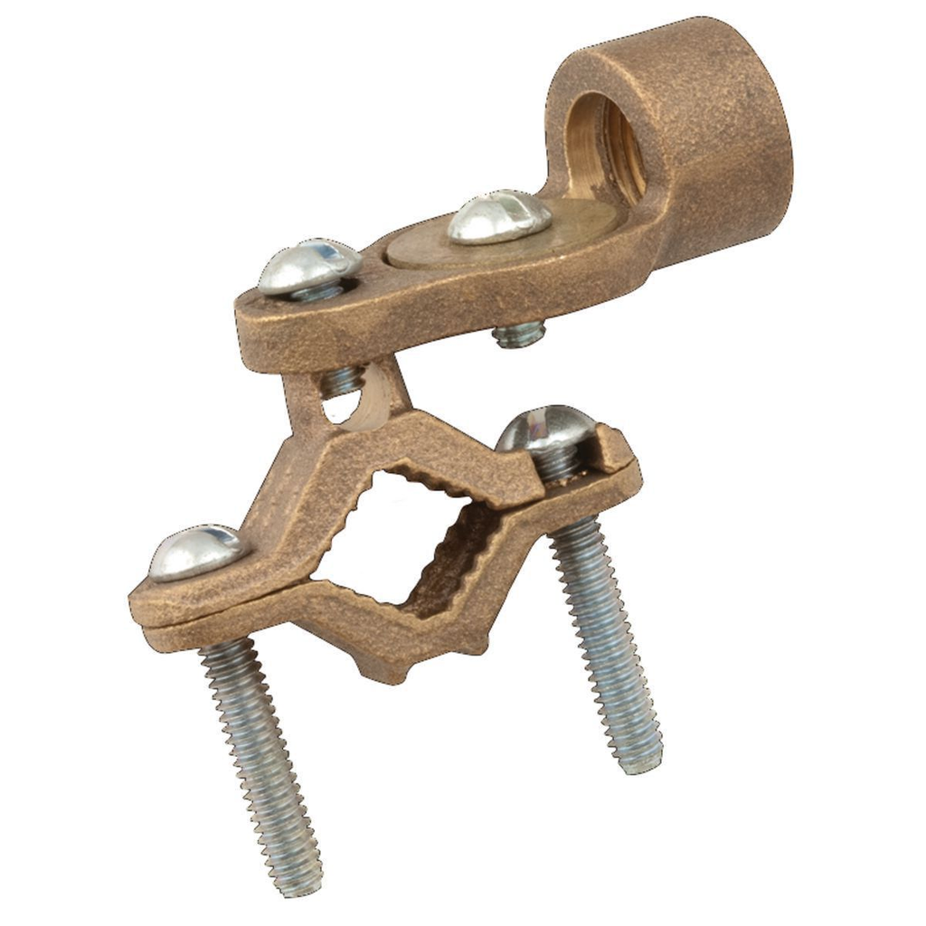 Product image for RACO 2522 GROUND CLAMP 1/2 RGD 1-1/