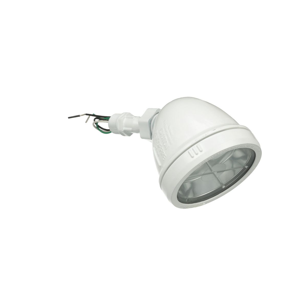 Product image for TayMac Corp LHS100W 75 W White Die-Cast Metal Powder Coated Weatherproof Swivel Lampholder