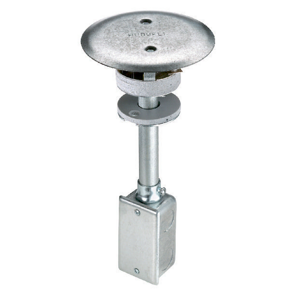 Product image for Hubbell PT7FSD THRU-FLOOR FITTING, 3" FLUSH FRPT