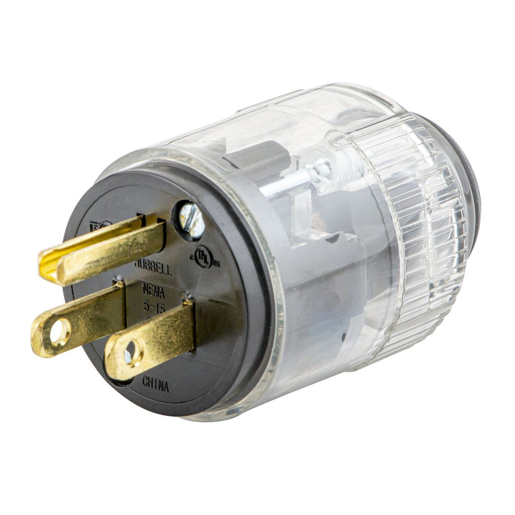 HWDK 515LP PLUG, 15A 125V, 5-15P, I Product image for HWDK 515LP PLUG, 15A 125V, 5-15P, I