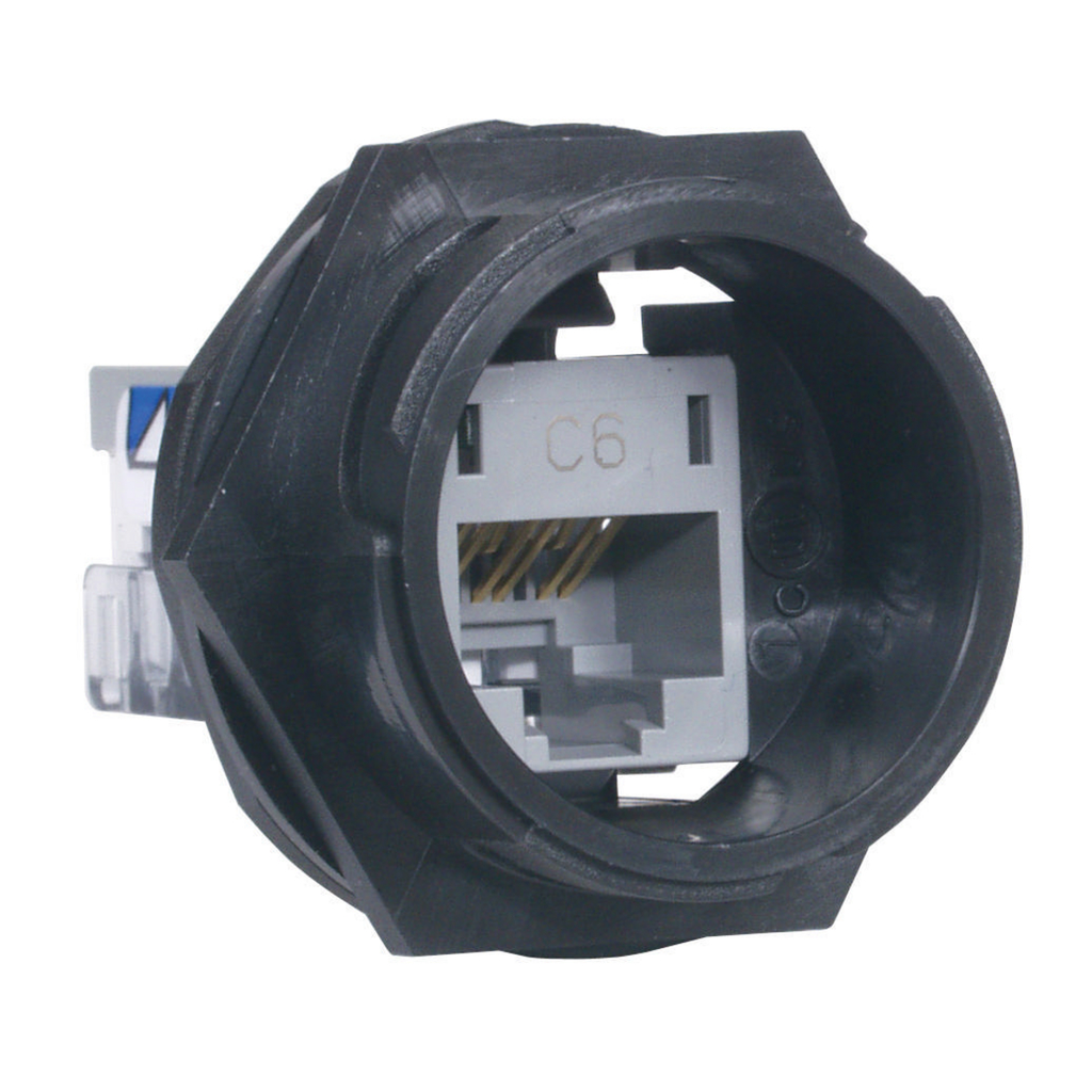 Product image for Hubbell HI6C Connector, Hi-Impact System, FieldWired Termination Kit, Cat6