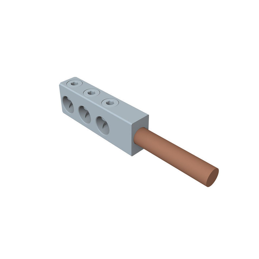 Product image for CMC NPP4-500I TRANSFORMER EYEBOLT CONNECTOR 4 CONDUCTOR #10-500 WIRE RANGE, FOR ALUMINUM OR COPPER