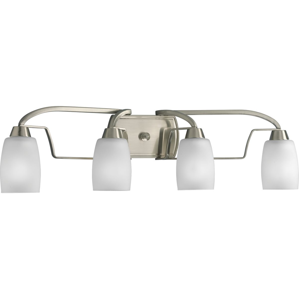 Four-Light Brushed Nickel Bath Light