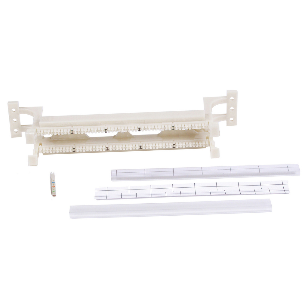 Product image for Hubbell Wiring Devices 110BLK50FTK5 110 Connecting Block System Field Termination Kit