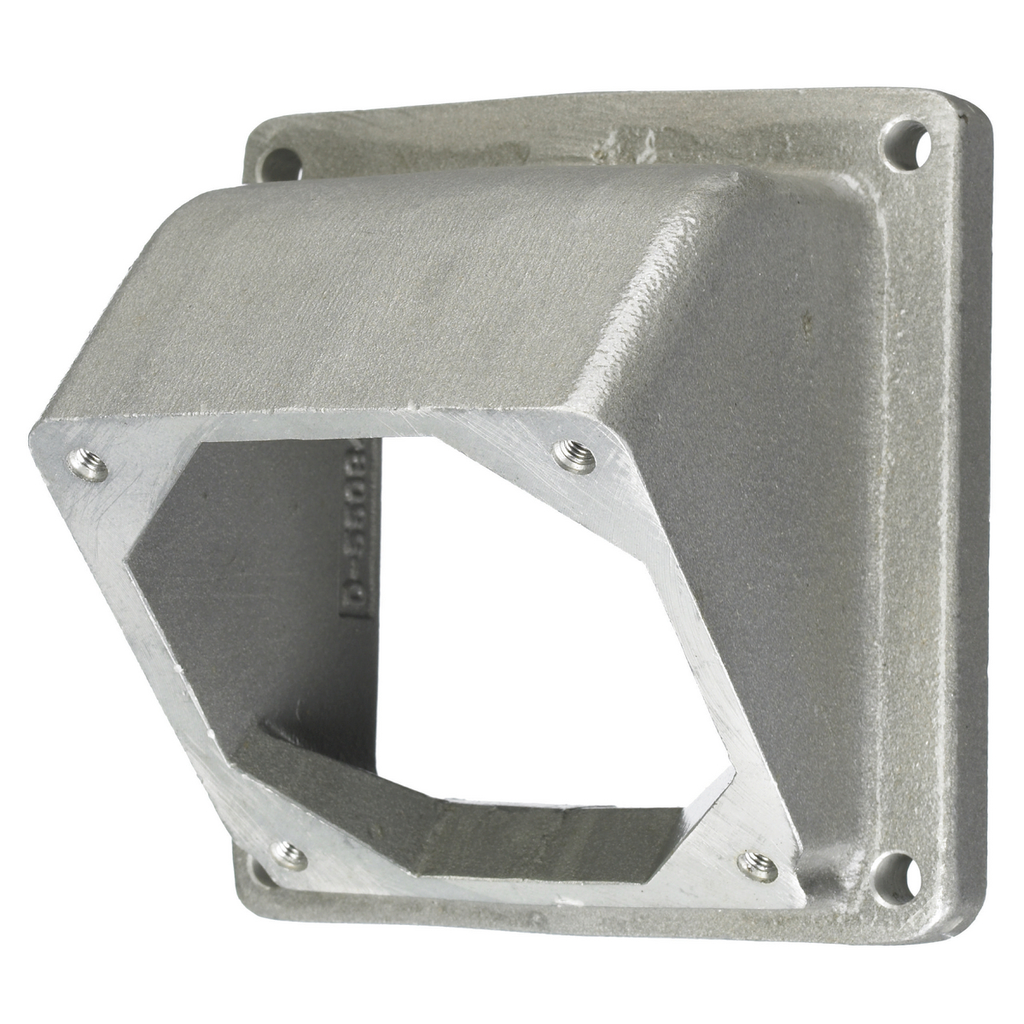 Product image for Hubbell HBL26404 60 Amp 600 Volt 45 Degrees Adapter Plate