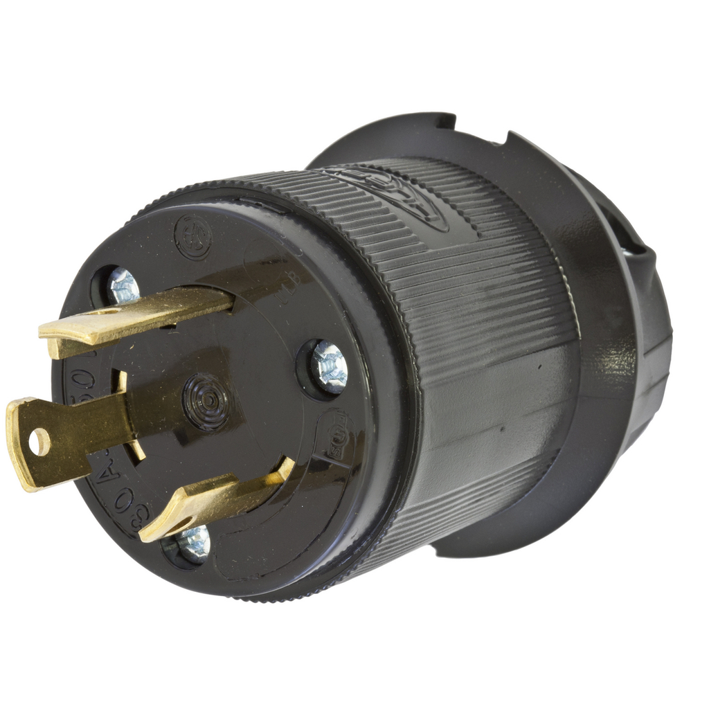 Product image for HWDK HBL2621EBK LKG PLUG, 30A 250V,