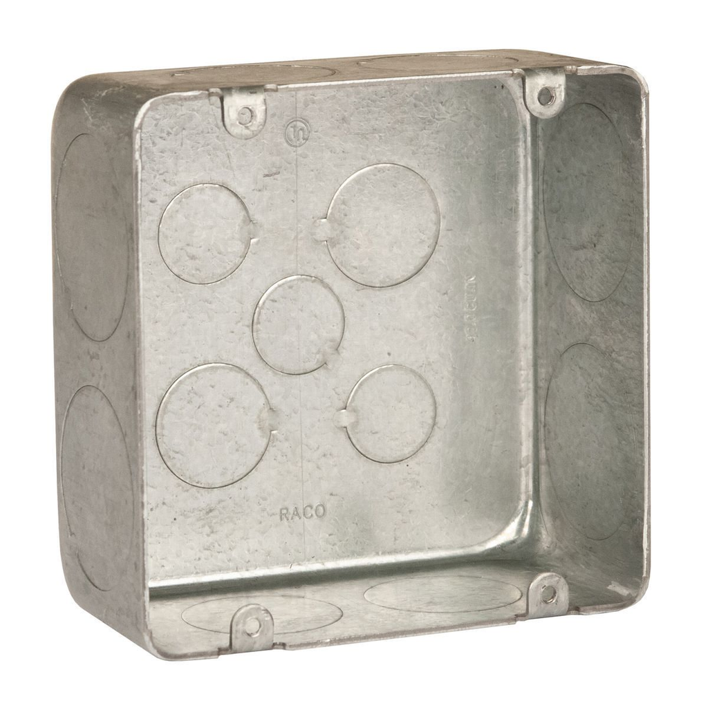 Product image for RACO 259PL 4-11/16 PLENUM BOX 1-1/4