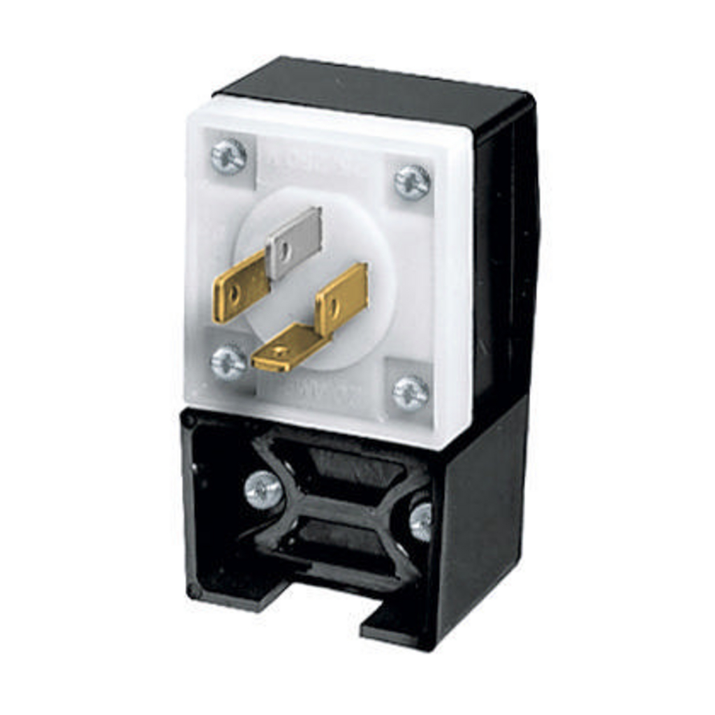 Hubbell HBL7251C 20 Amp 120/208 VAC 4-Pole 4-Wire NEMA 18-20P Black Straight Blade Plug Product image for Hubbell HBL7251C 20 Amp 120/208 VAC 4-Pole 4-Wire NEMA 18-20P Black Straight Blade Plug