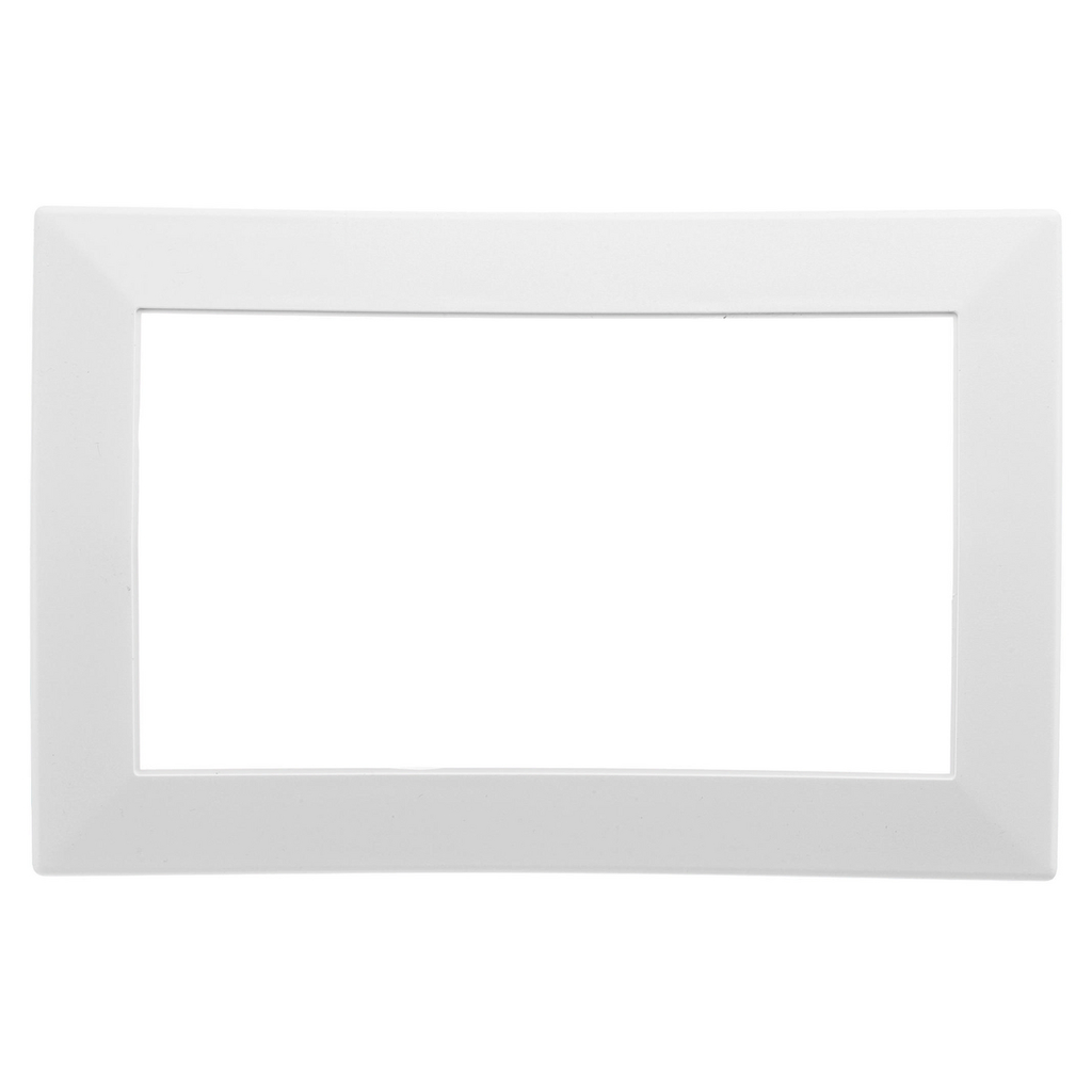 Product image for Hubbell HBLTRIM4WWA WALL BOX TRIM PLATE, 4G, WH