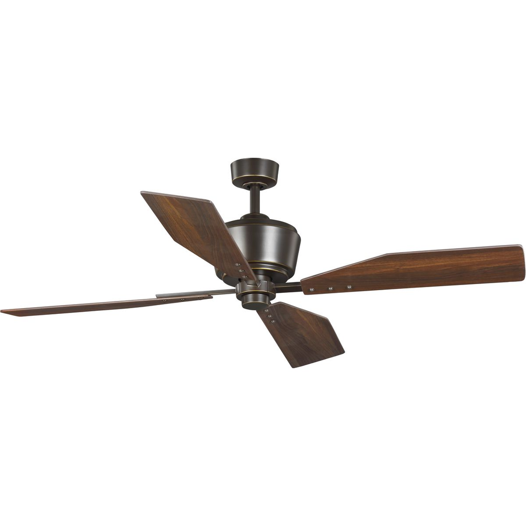 Product image for Progress P250022-108 Chapin Collection 56" Four-Blade Oil Rubbed Bronze Ceiling Fan