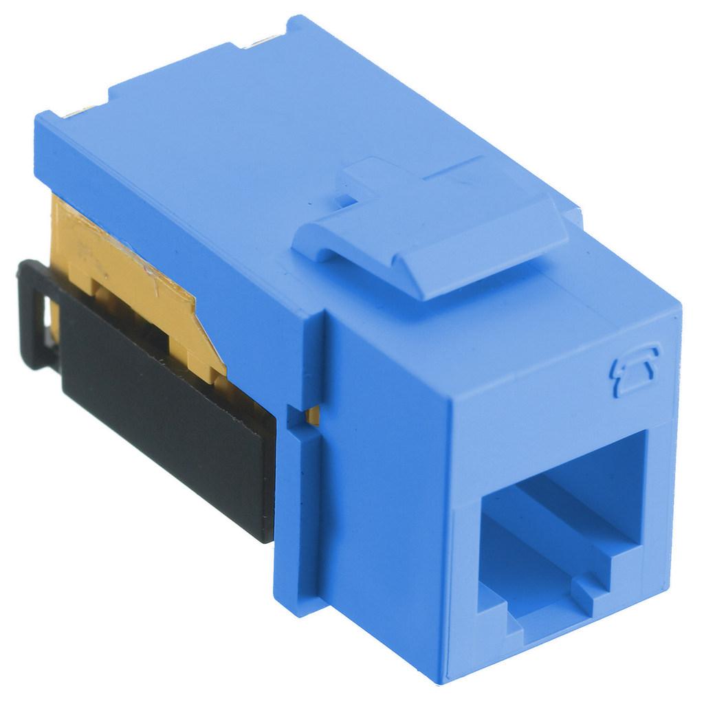 Product image for HPW NSJUB JACK, NSJ,6POS,USOC,BL