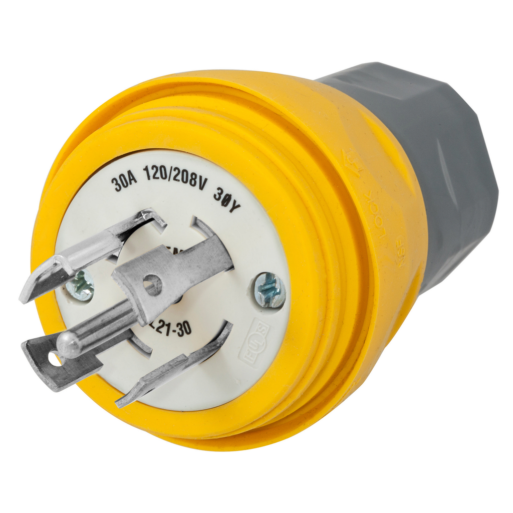 Product image for HCI HBL28W81 PLUG,W/TIGHT,3PY 30A 1