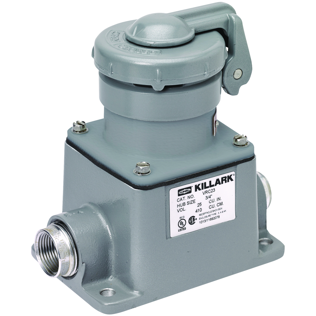 Product image for HCI UGRS-20231BQW 20A 125V SQUARE R