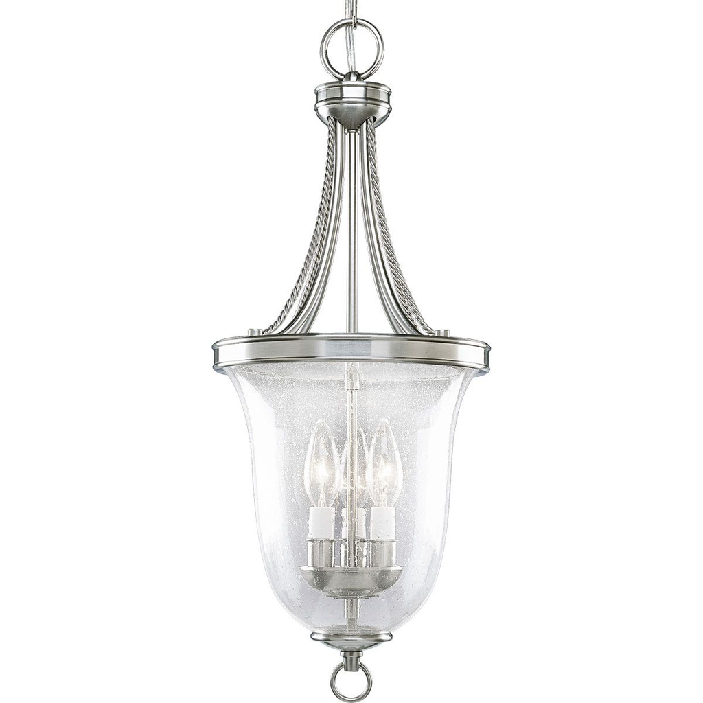 Progress P3753-09 Seeded Glass Three-Light Foyer Pendant Product image for Progress P3753-09 Seeded Glass Three-Light Foyer Pendant