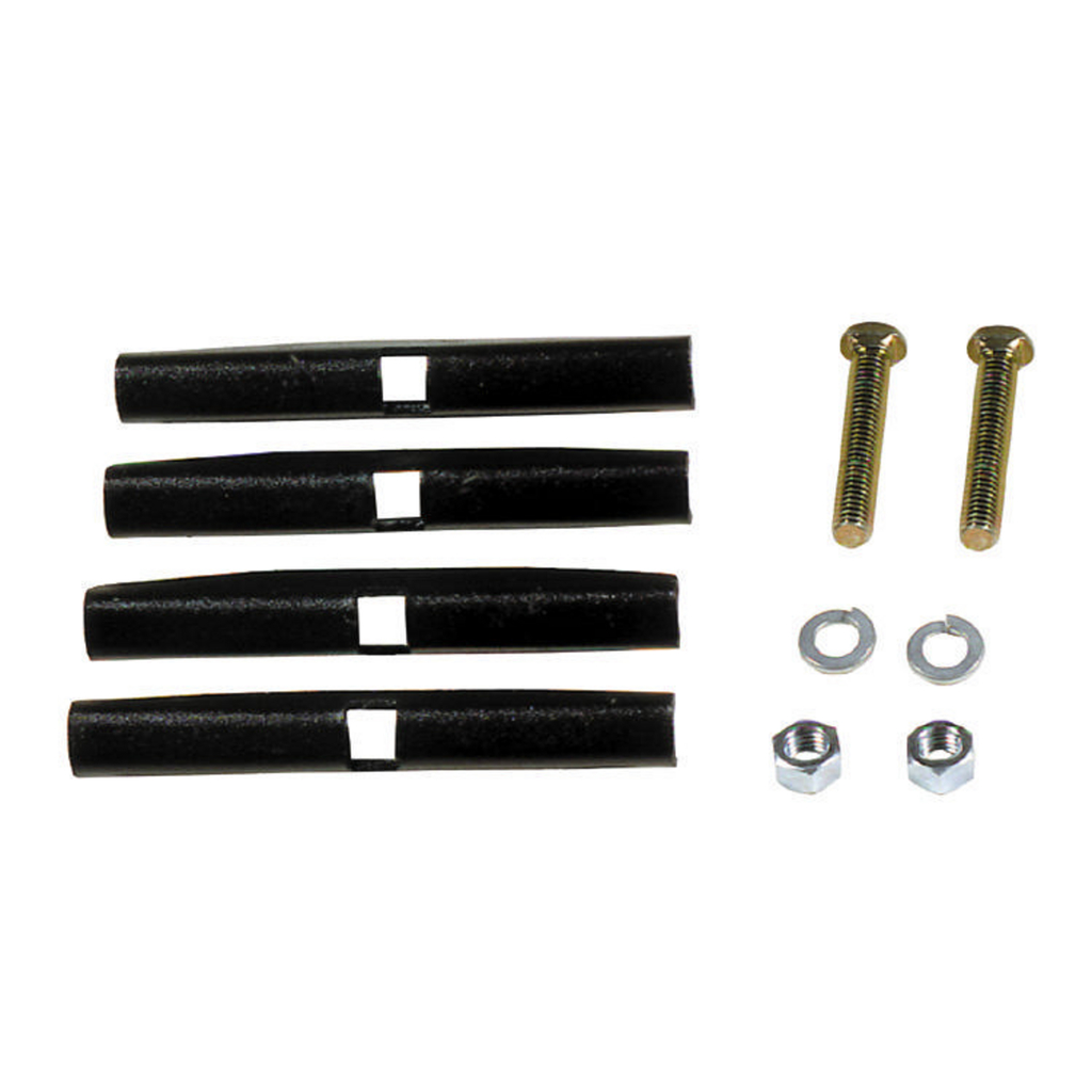 Product image for Hubbell Wiring Devices HLBSK Black Powder Coated Ladder Tray Butt Splice Kit