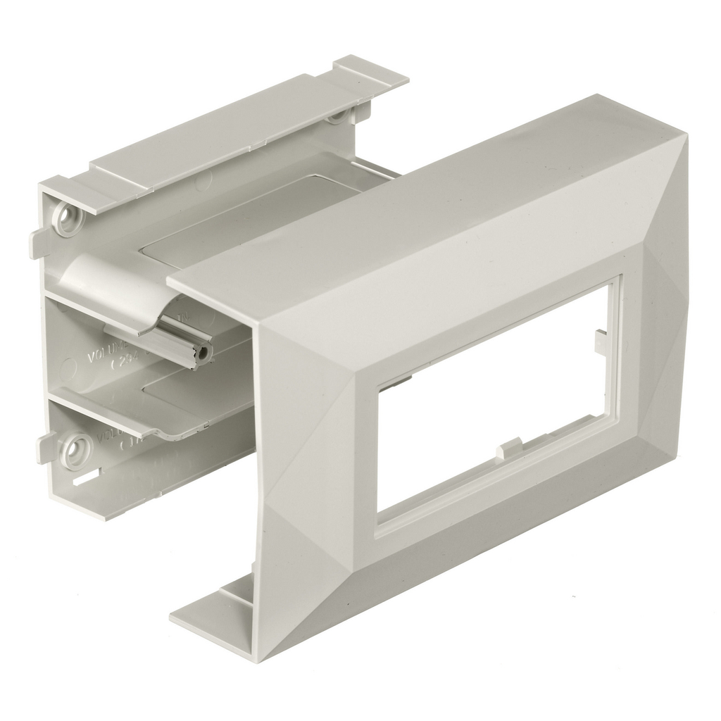Product image for Hubbell PB3INDBASETRAK, 1 GANG INLINE DEVICE BOX