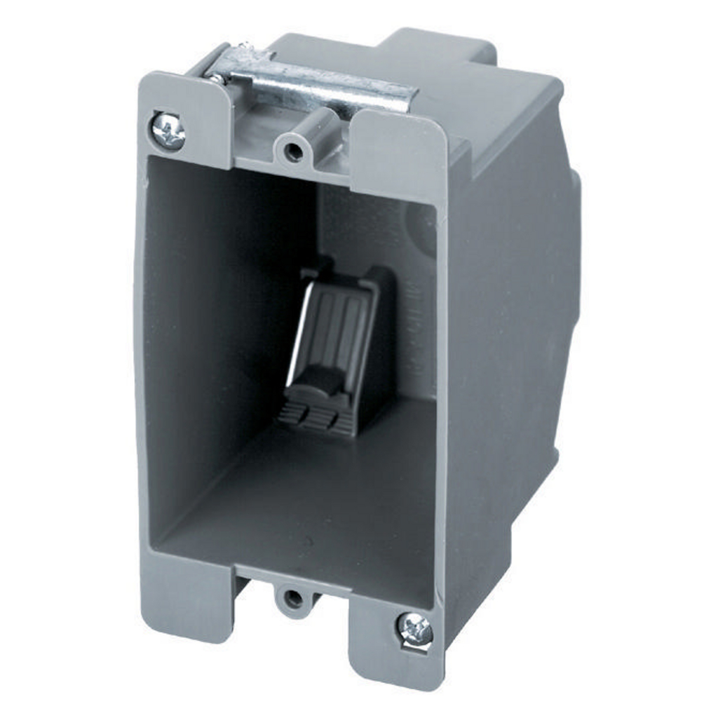 Product image for Hubbell HBL6079 SWITCH/OUTLET BOX WITH STRAP