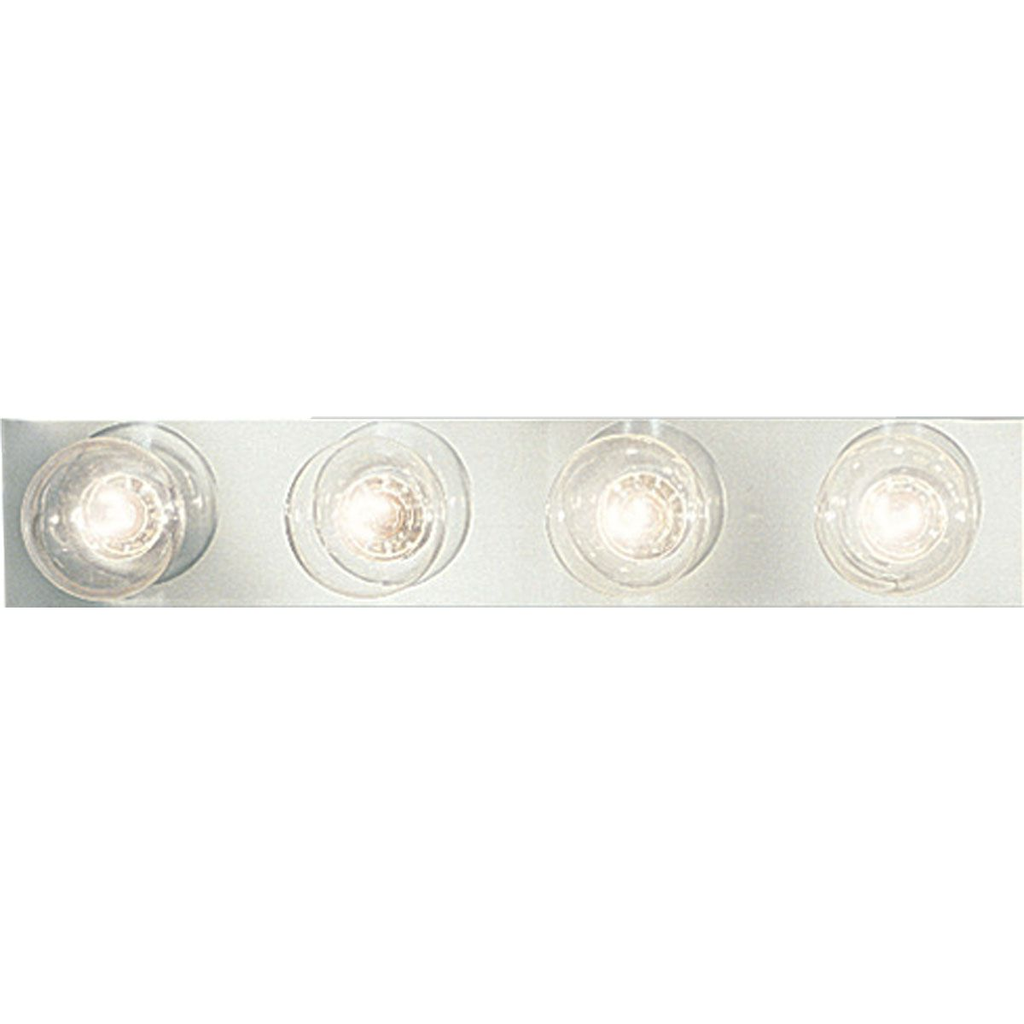 Product image for Progress P3298-15 Broadway Collection Four-Light Polished Chrome Traditional Bath Vanity Light