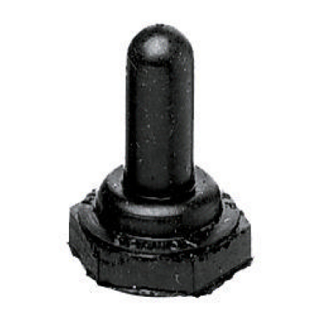 Product image for Hubbell SSB1 Screw Spade Heavy Duty Panel Mount Switch Silicone Rubber Boot
