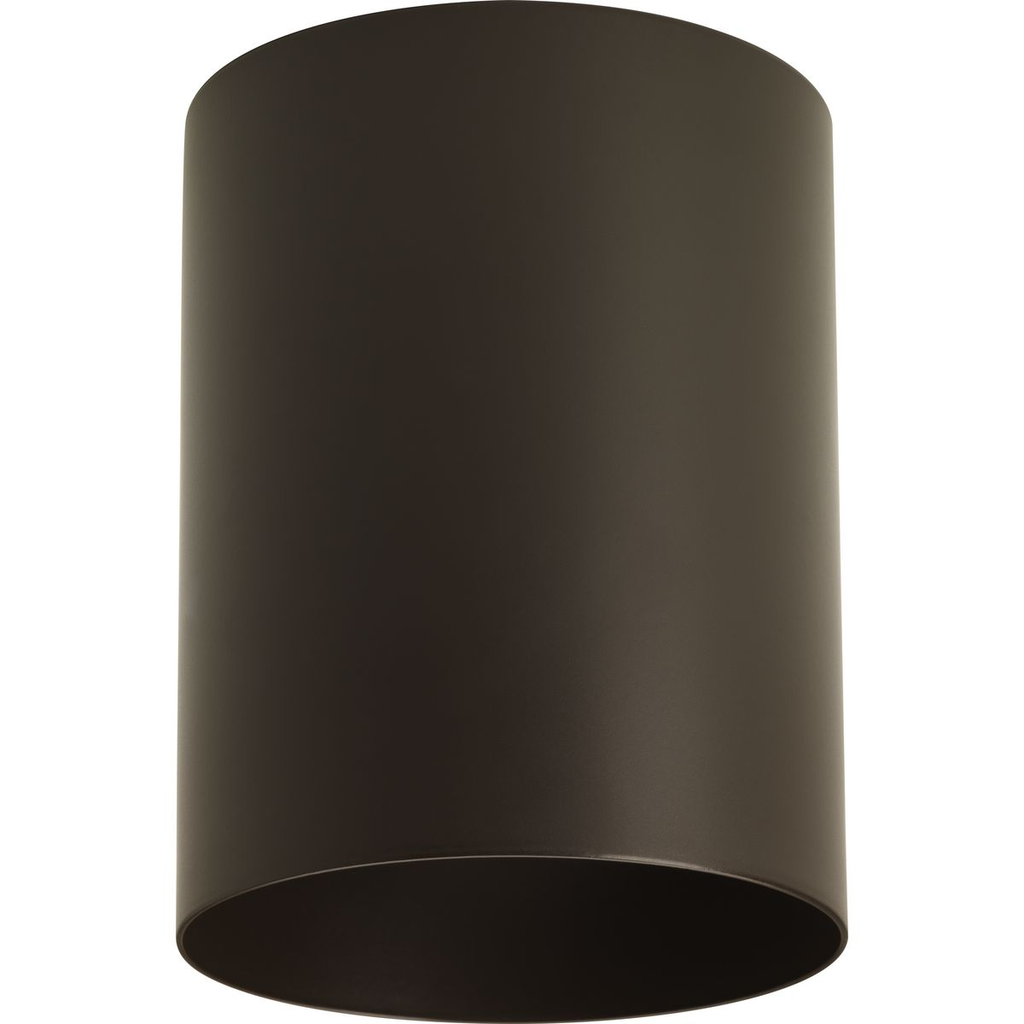 Product image for Progress P5774-20/30K 5" Bronze LED Outdoor Flush Mount Cylinder