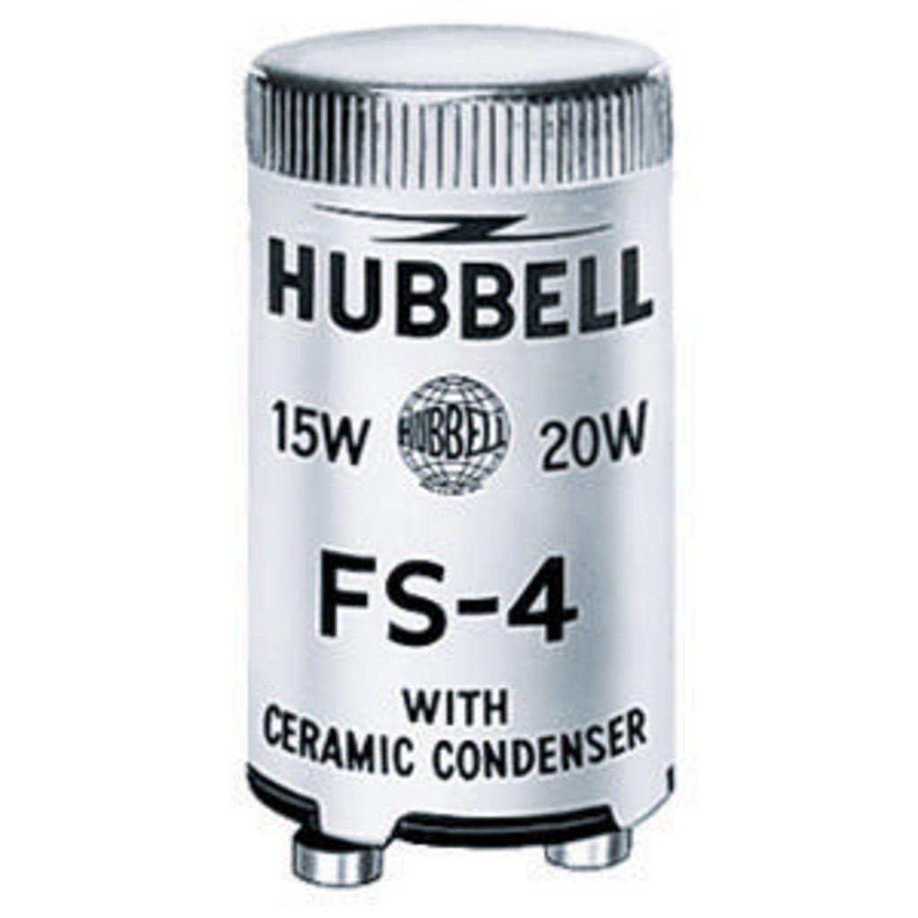 Product image for Hubbell FS4 13/30/40 W Neostart Fluorescent Starter