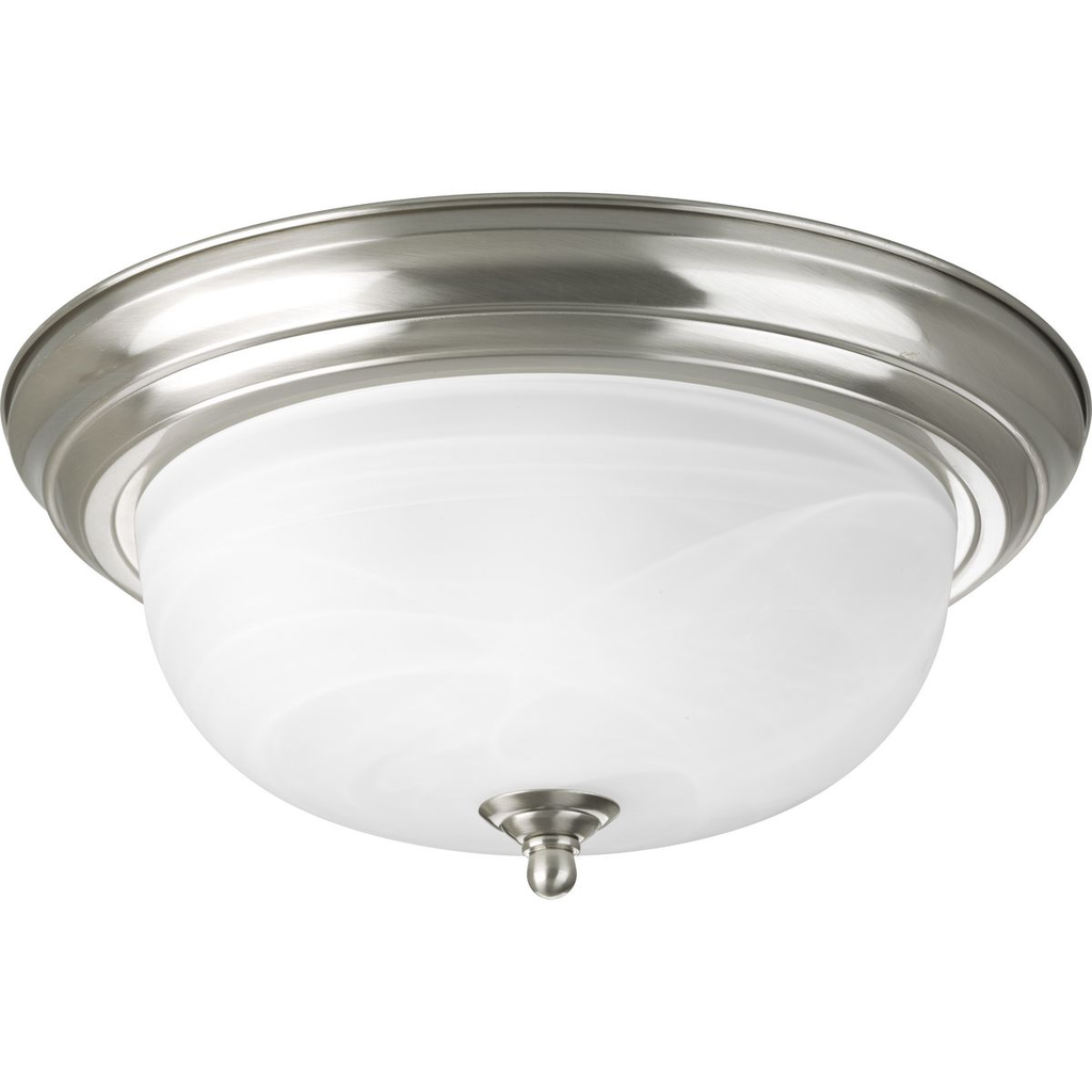 Product image for Progress P3925-09 Two-Light Dome Glass 13-1/4" Close-to-Ceiling