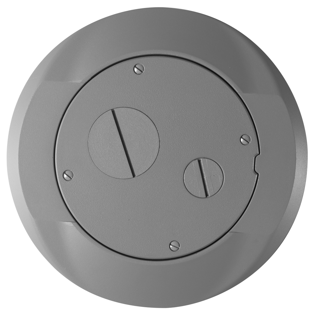 Product image for Hubbell S1SPFFGY SUBPLATE, FURN.FEED, SYS 1, GRAY