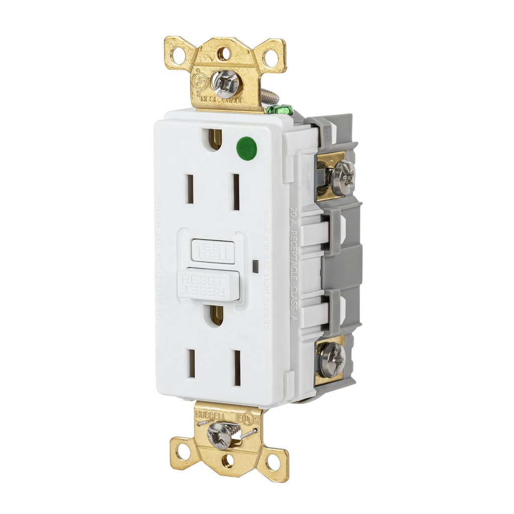 HWDK GFR82W 15A 125VAC COMM HG GFR Product image for HWDK GFR82W 15A 125VAC COMM HG GFR