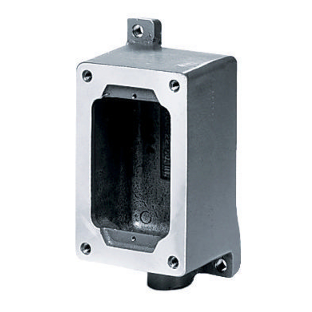 Product image for Killark SWB-1 SWB Series - Aluminum Dead-End Single-Gang Device Body For Use With XCS/XS/XT Cover Assemblies - Hub Size 1/2"