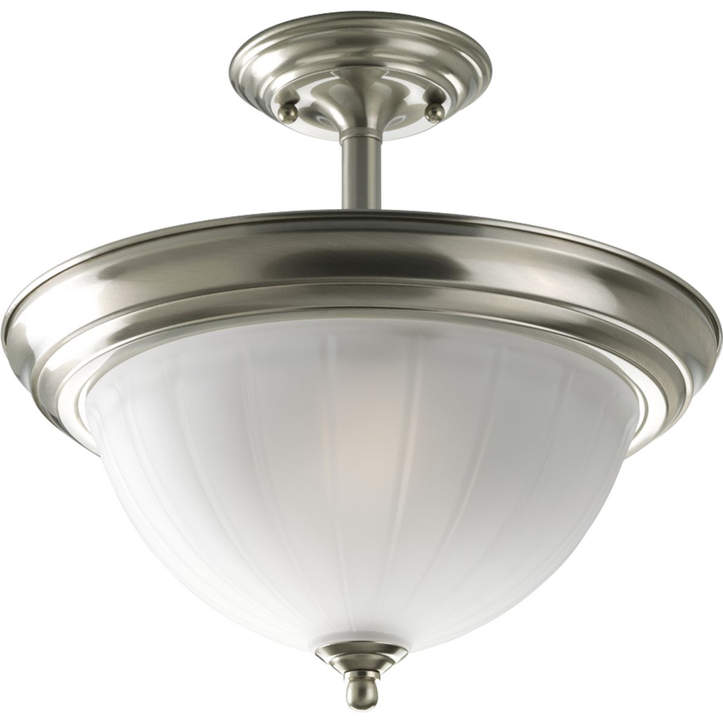 Progress P3876-09 Two-Light Melon 13-1/4" Close-to-Ceiling Product image for Progress P3876-09 Two-Light Melon 13-1/4" Close-to-Ceiling