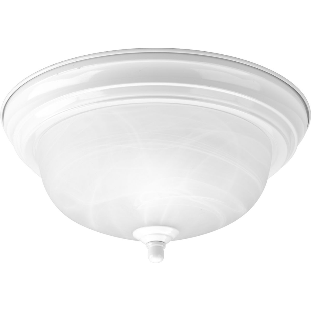 Product image for Progress P3924-30 One-Light Dome Glass 11-3/8" Close-to-Ceiling