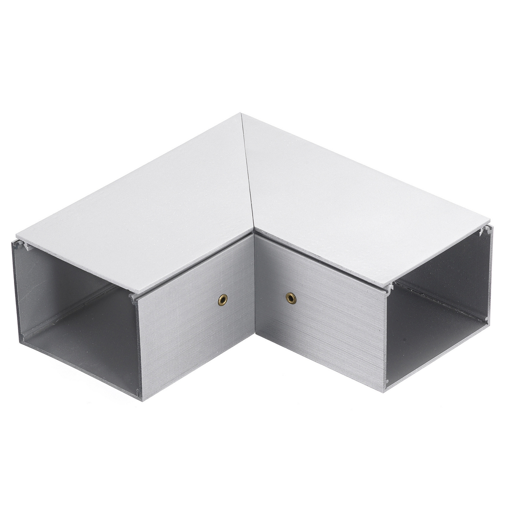 Product image for Hubbell HBLALU3811 Raceway, 90 FLAT EL, HBLALU3800 SERIES