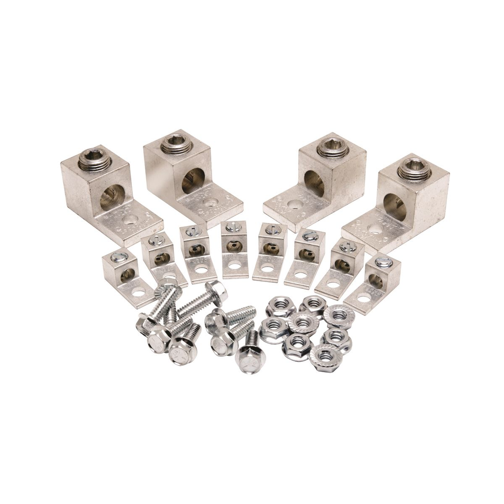Mayer-DDS-High Strength Aluminium Alloy Tranformer Lug Kit, #14 - 2, #6 - 250 kcmil, Tin-Plated-1