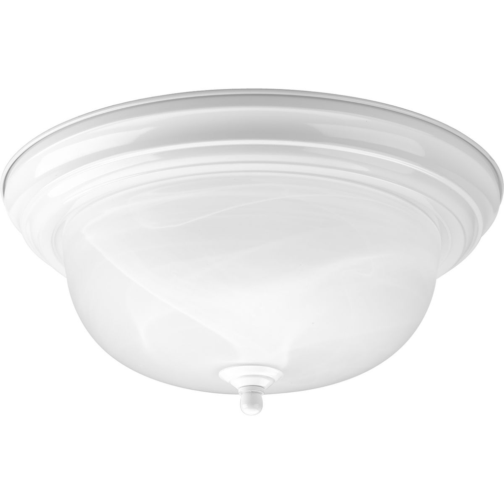 Product image for Progress P3925-30 Two-Light Dome Glass 13-1/4" Close-to-Ceiling