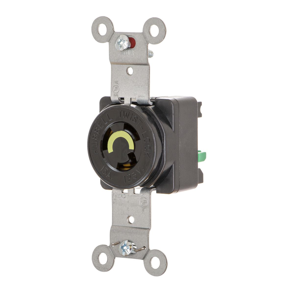 Product image for HWDK HBL4710ST LKG SGL RCPT, 15A 12