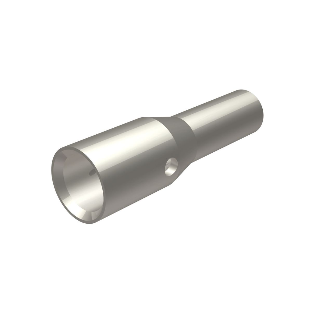 Product image for Burndy YRV2CV6CL Uninsulated Reducing Splice For 2 AWG and 6 AWG