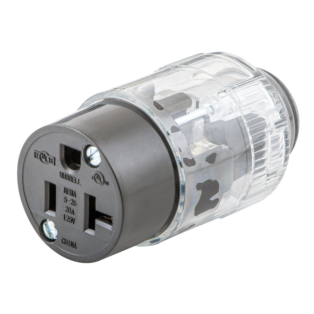 HWDK 520LC CONN, 20A 125V, 5-20R, I Product image for HWDK 520LC CONN, 20A 125V, 5-20R, I